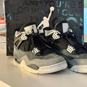 Black and Gray Sneakers